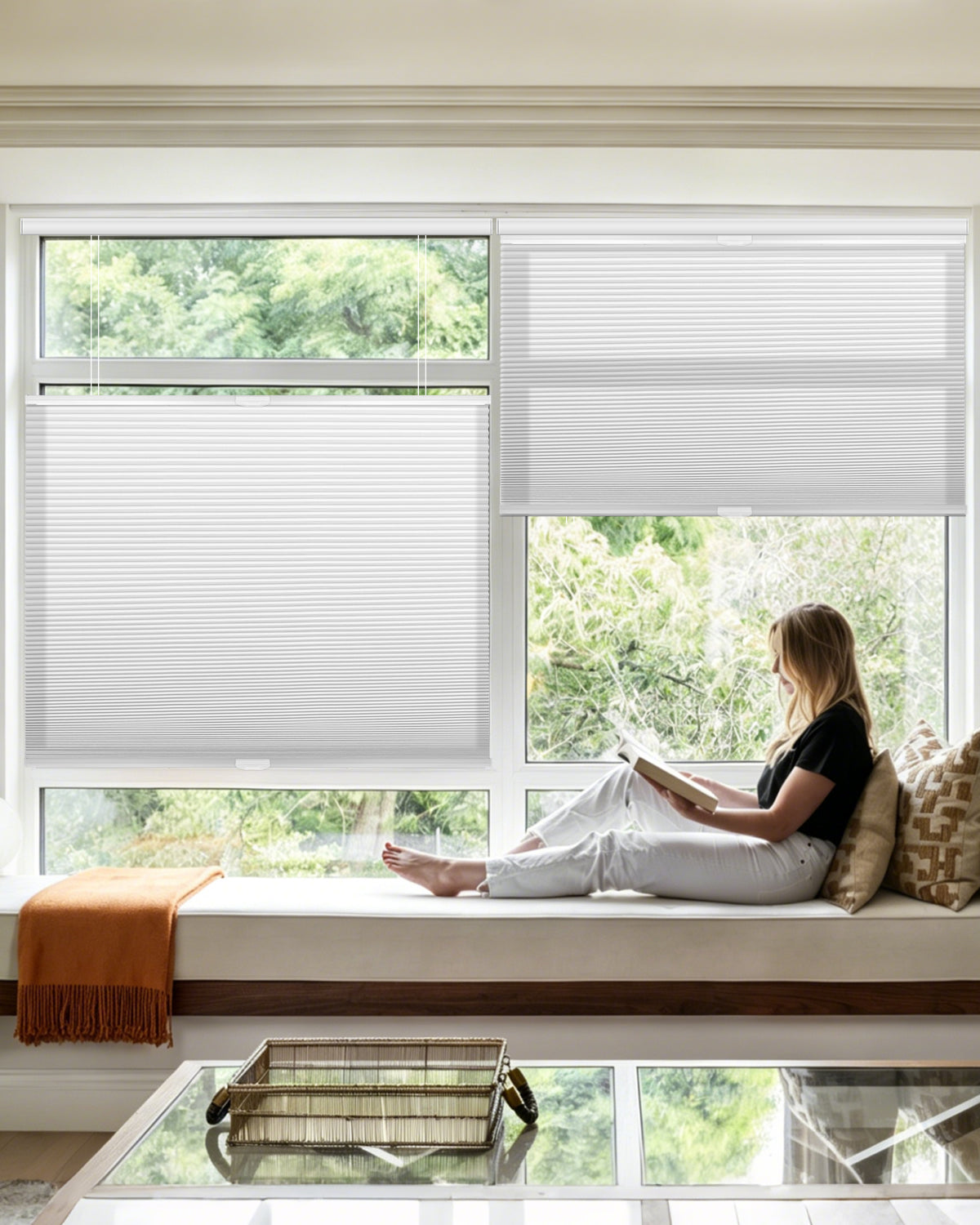 Top Down Bottom Up Manual Cellular Shade - Light Filtering