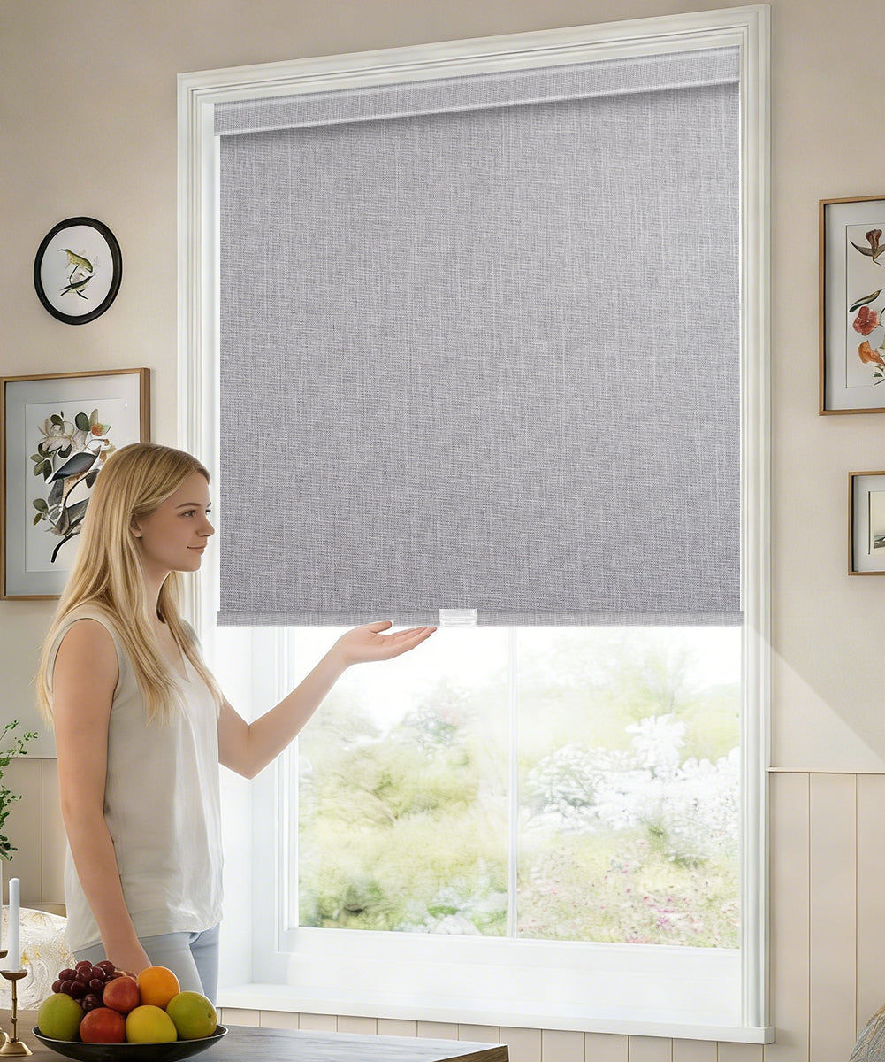 Manually Controlled Blackout Roller Shade - Cordless