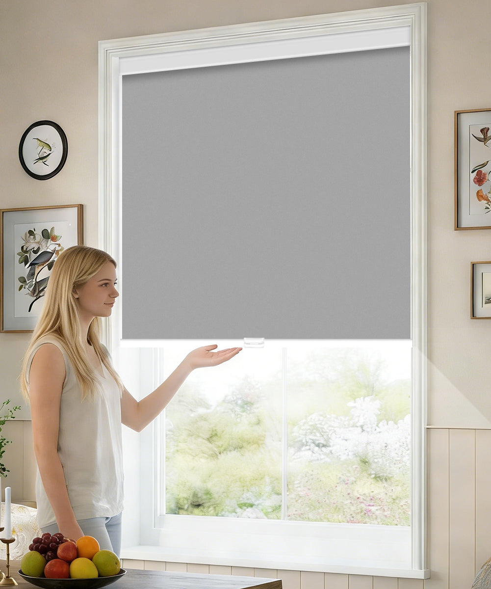 Manually Controlled Blackout Roller Shade - Cordless