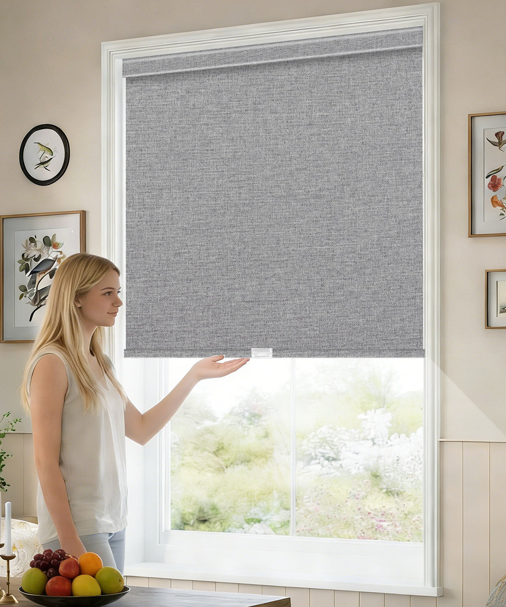 Manually Controlled Blackout Roller Shade - Cordless