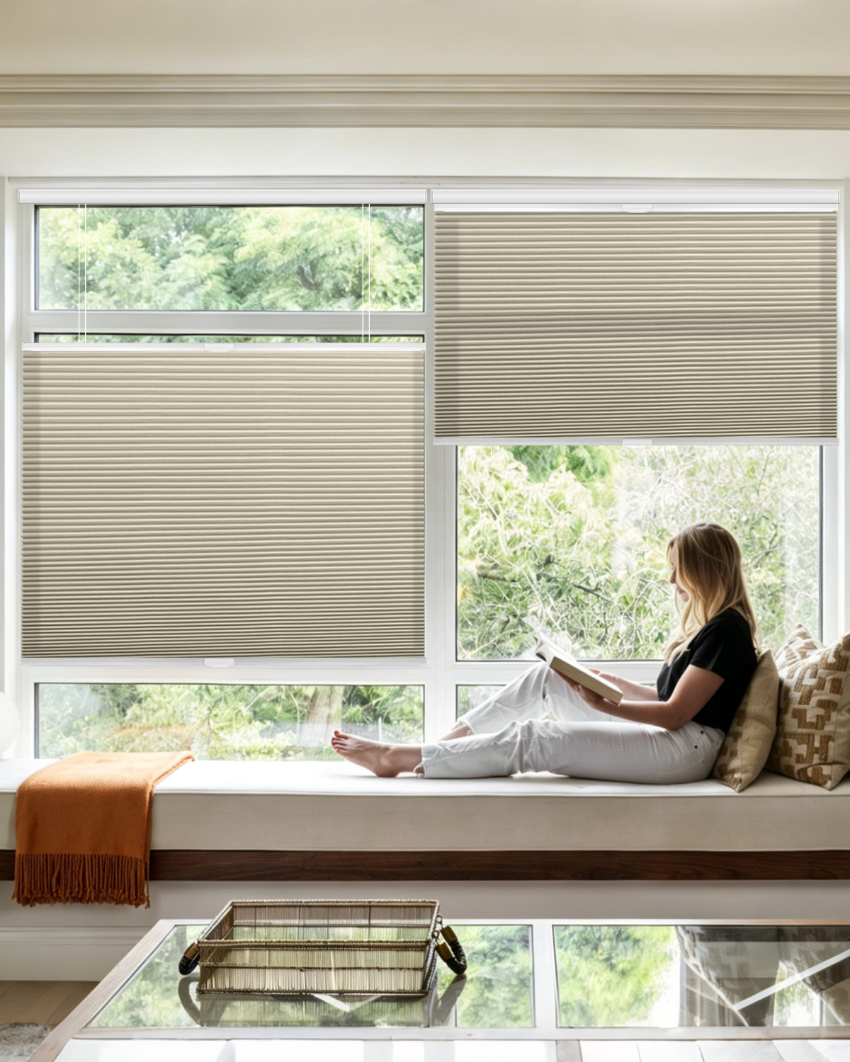 Top Down Bottom Up Manual Cellular Shade - Light Filtering
