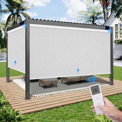 Motorised Outdoor Roller Blind