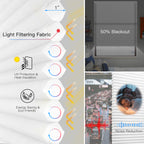 Top Down Bottom Up Manual Cellular Shade - Light Filtering