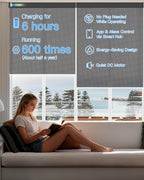 Motorised Light Filtering Fireproof Roller Blinds