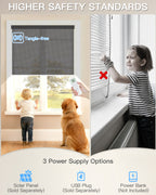 Motorised Light Filtering Fireproof Roller Blinds