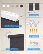 Motorised Light Filtering Fireproof Roller Blinds