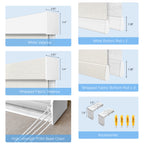 Manual Corded Dual Roller Shades, Blackout & Sheer, Custom Size