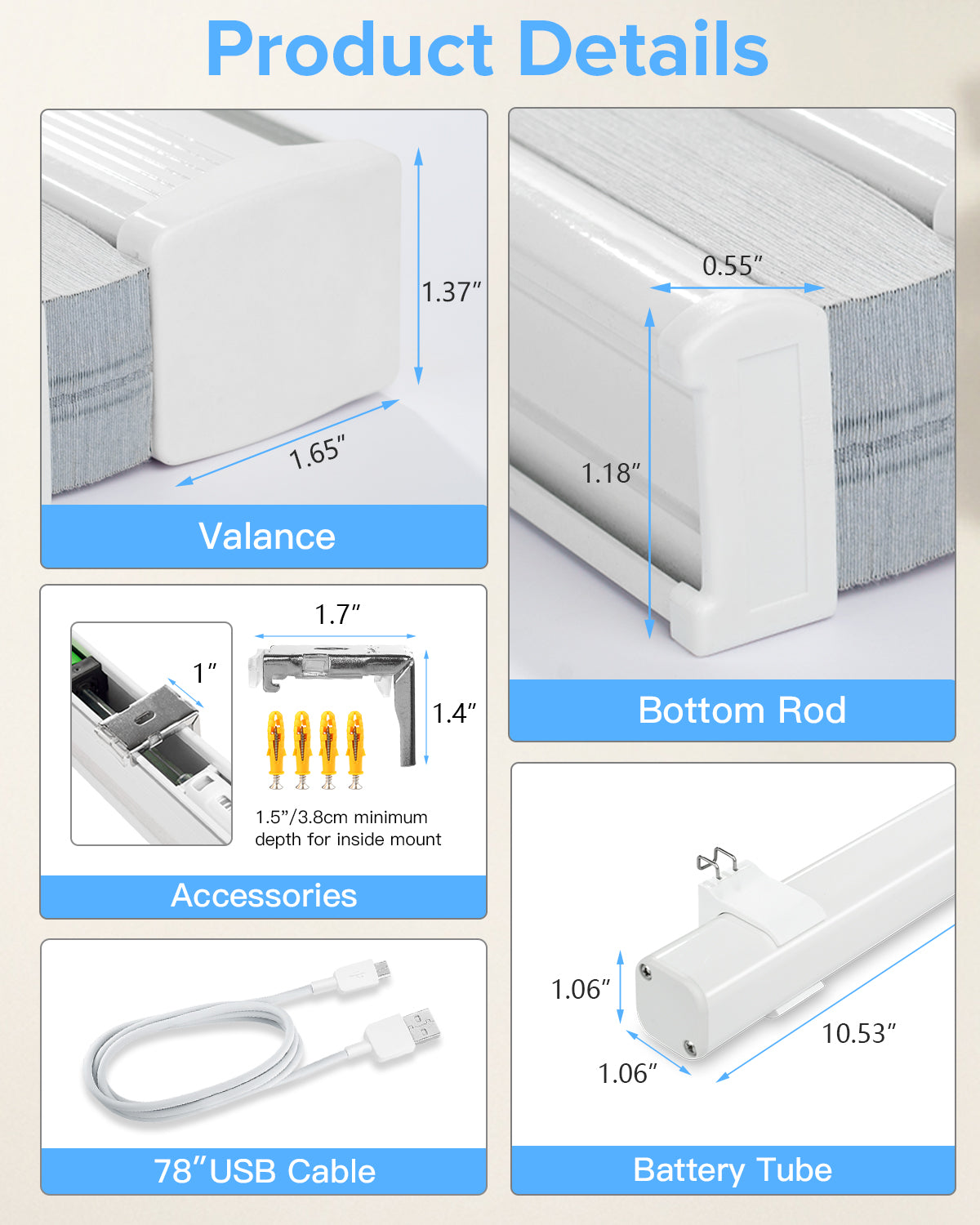 Motorised Light Filtering Cellular Blind