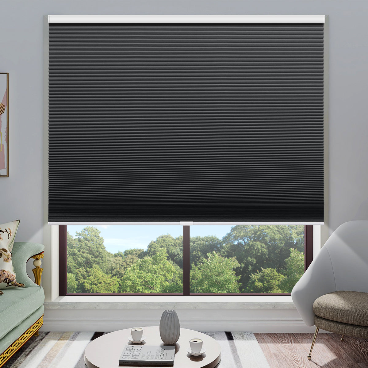 Manual Cordless Blackout Cellular Shade