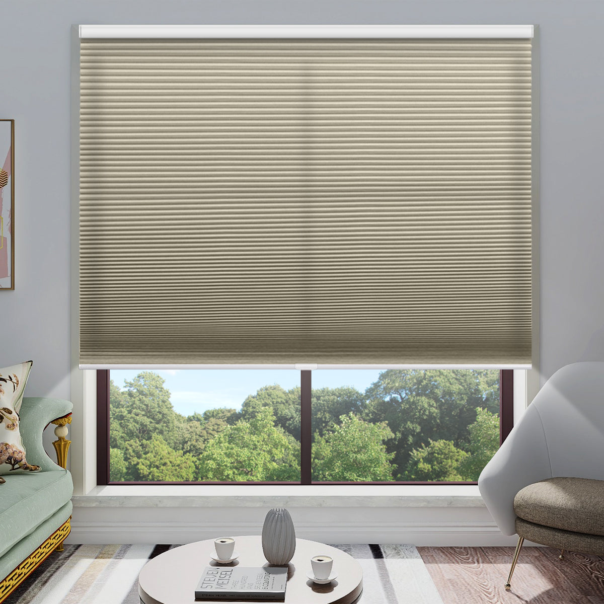 Manual Cordless Cellular Shade - Light Filtering