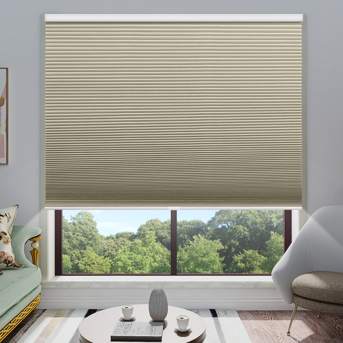 Manual Cordless Blackout Cellular Shade