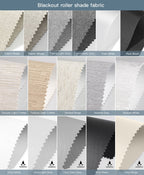 Fabric Samples for 100% Blackout and Light Filtering Roller Shade (2 PCS) - Tokblind official