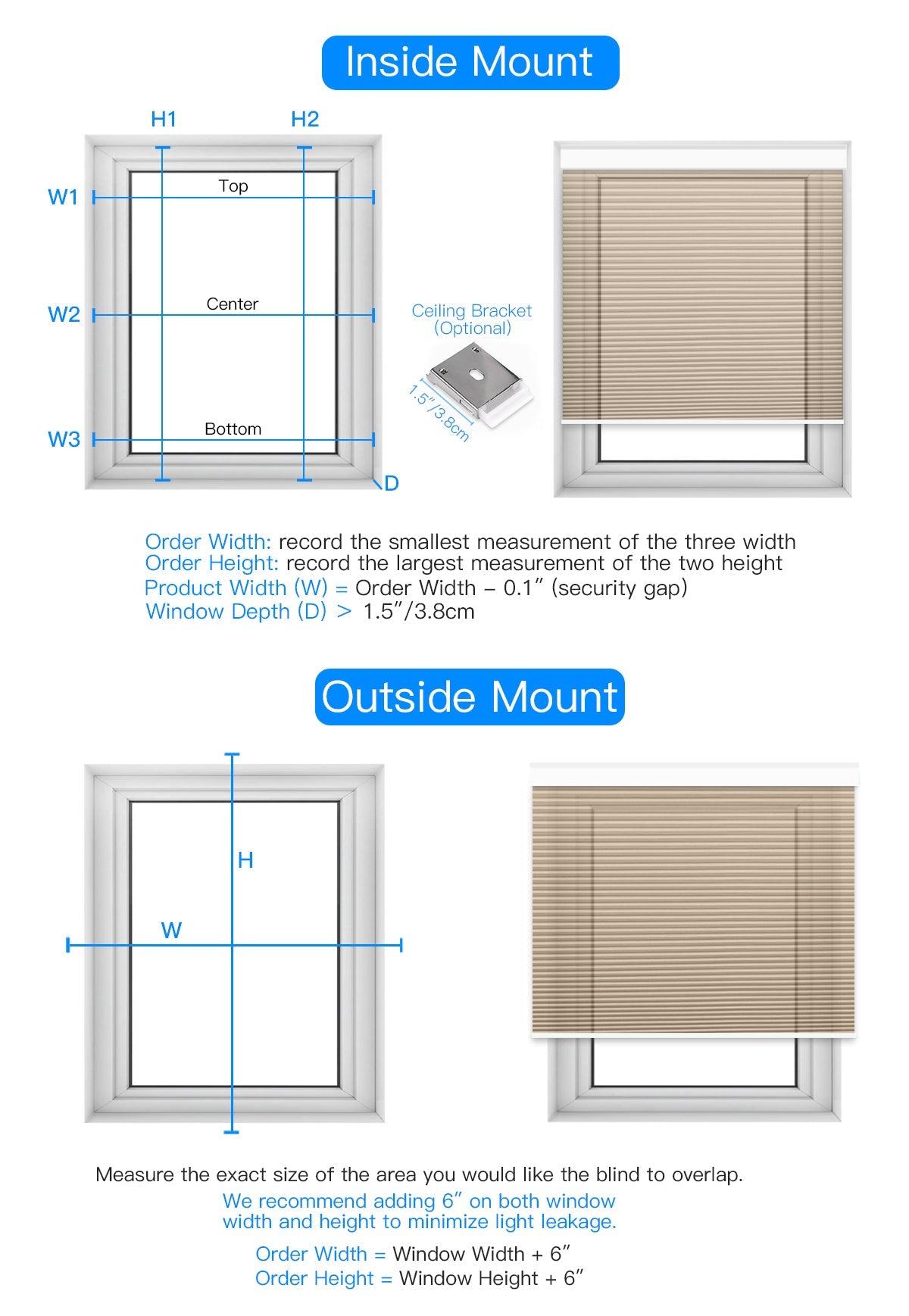 Manual Cordless Cellular Shade - Light Filtering - Tokblind official