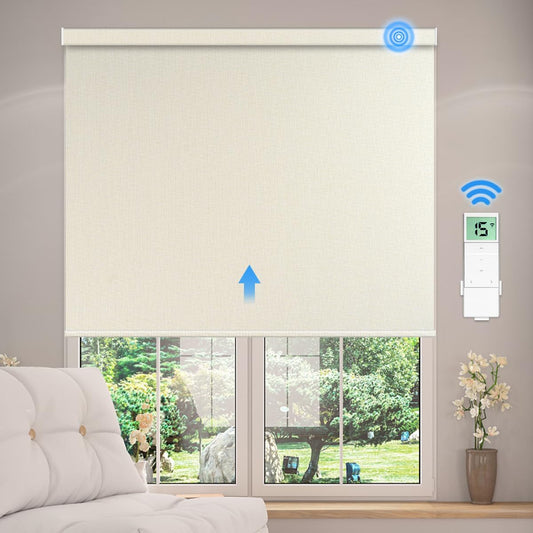 Motorized Blackout Roller Shade (Fabric Wrapped) - Tokblind official