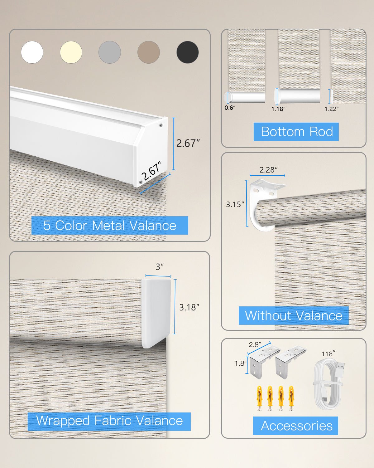 Motorized Light Filtering Roller Shades - Tokblind official