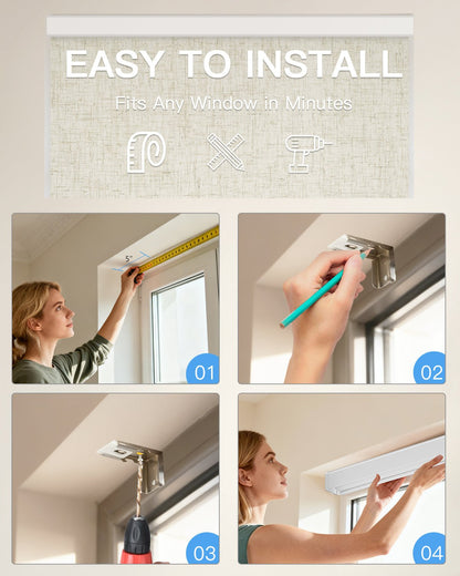 Smart Motorized Blackout Roller Shade - Tokblind official